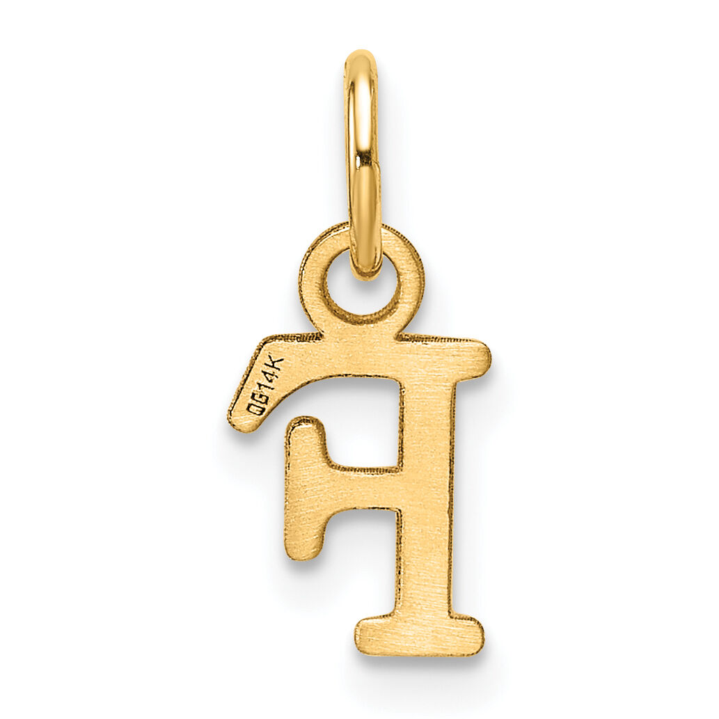 14ky Cutout Letter F Initial Pendant-XNA1466Y/F