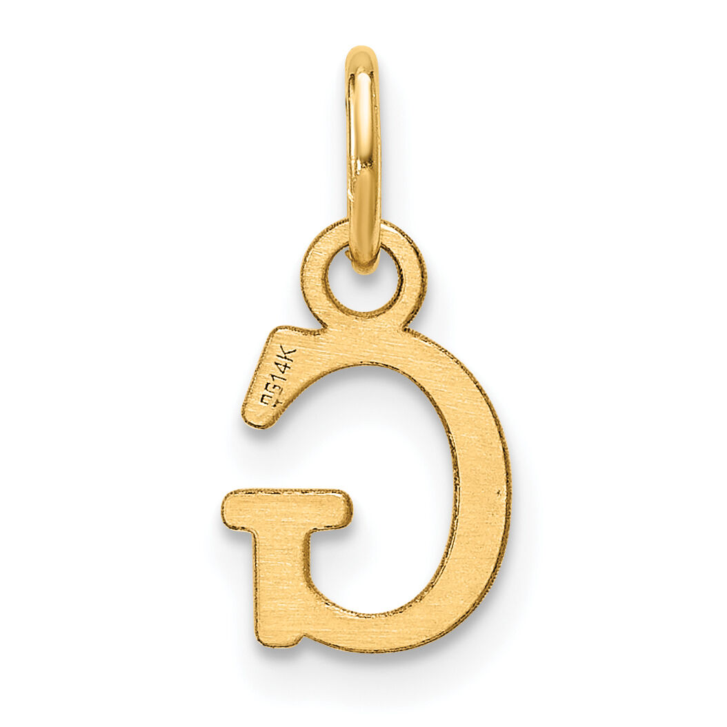 14ky Cutout Letter G Initial Pendant-XNA1466Y/G