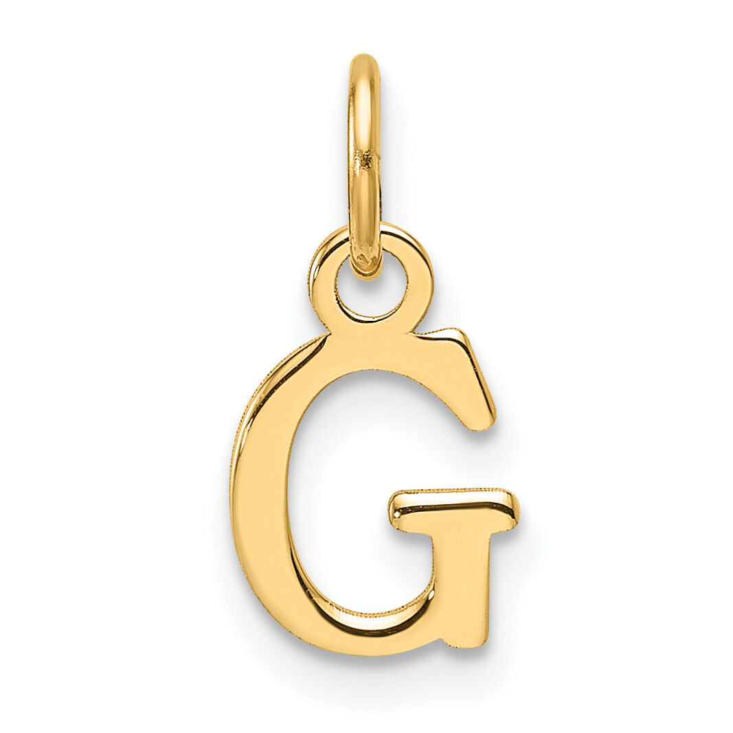 14ky Cutout Letter G Initial Pendant-XNA1466Y/G