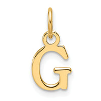 14ky Cutout Letter G Initial Pendant-XNA1466Y/G