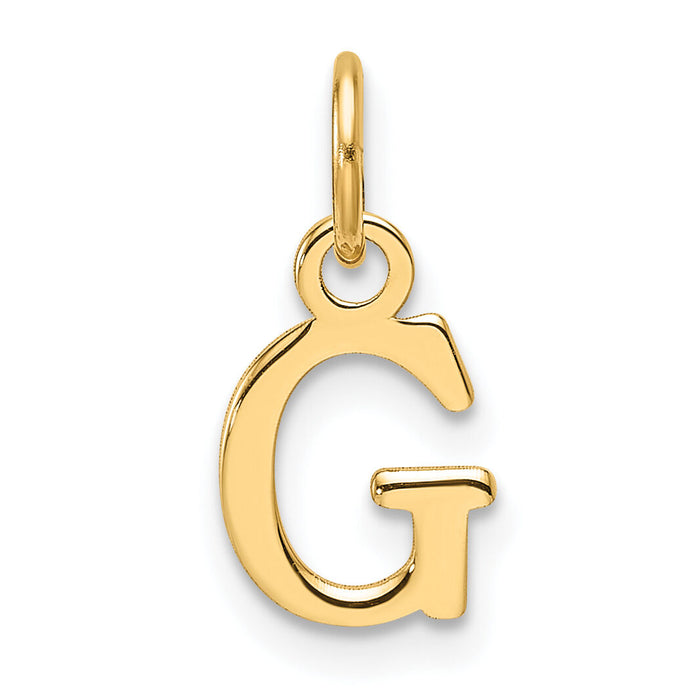 14ky Cutout Letter G Initial Pendant-XNA1466Y/G