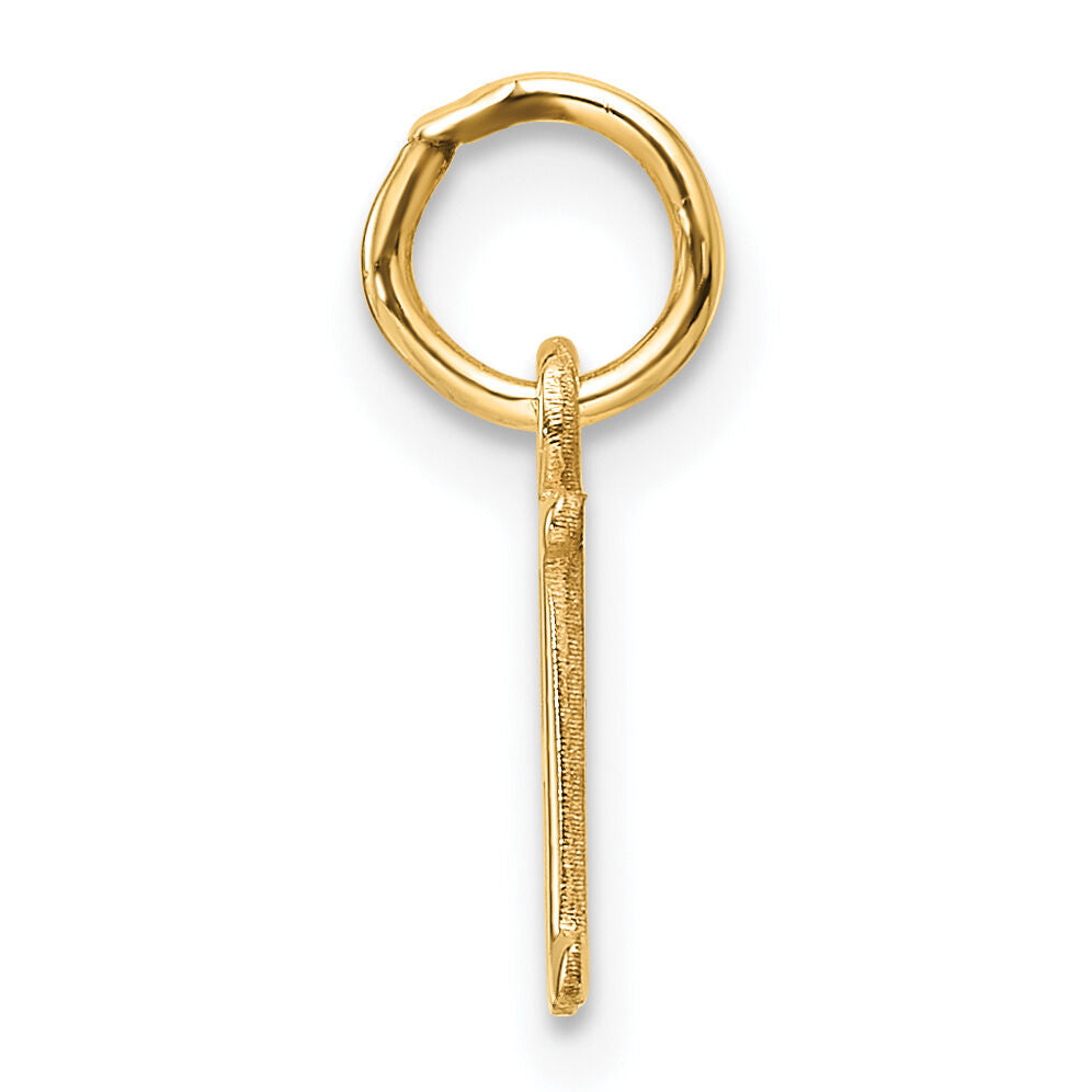 14ky Cutout Letter H Initial Pendant-XNA1466Y/H