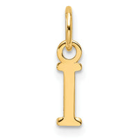 14ky Cutout Letter I Initial Pendant-XNA1466Y/I