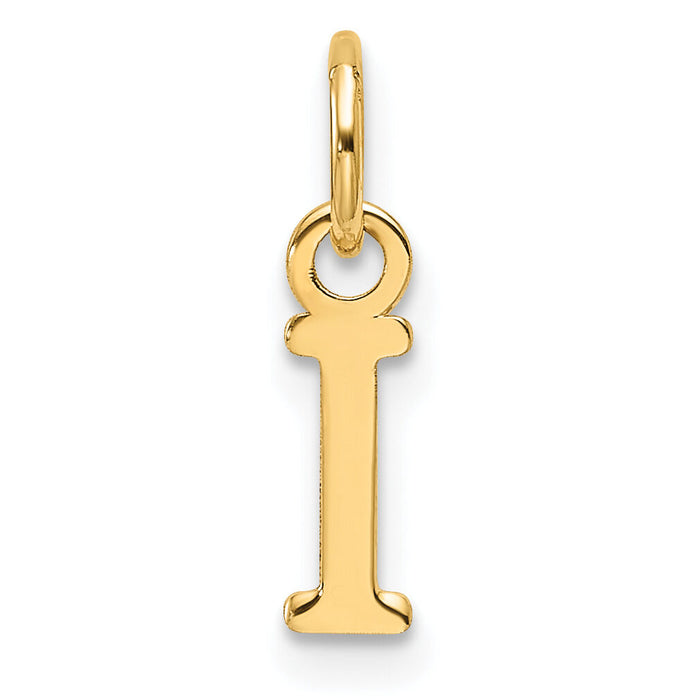14ky Cutout Letter I Initial Pendant-XNA1466Y/I