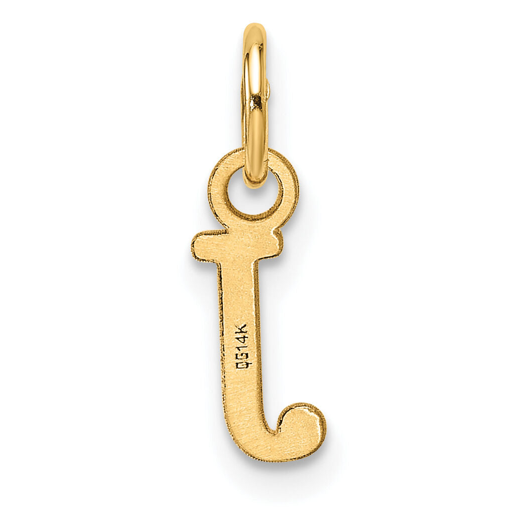 14ky Cutout Letter J Initial Pendant-XNA1466Y/J