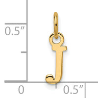 14ky Cutout Letter J Initial Pendant-XNA1466Y/J