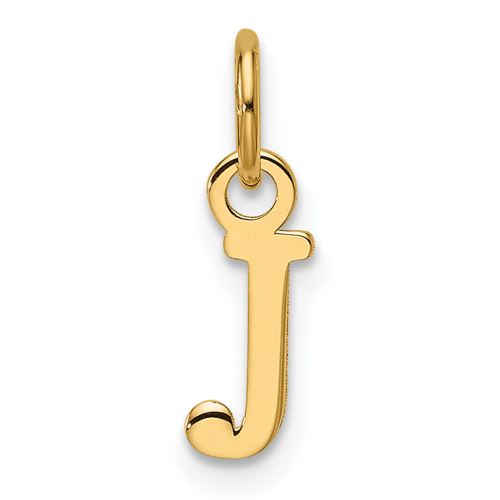 14ky Cutout Letter J Initial Pendant-XNA1466Y/J