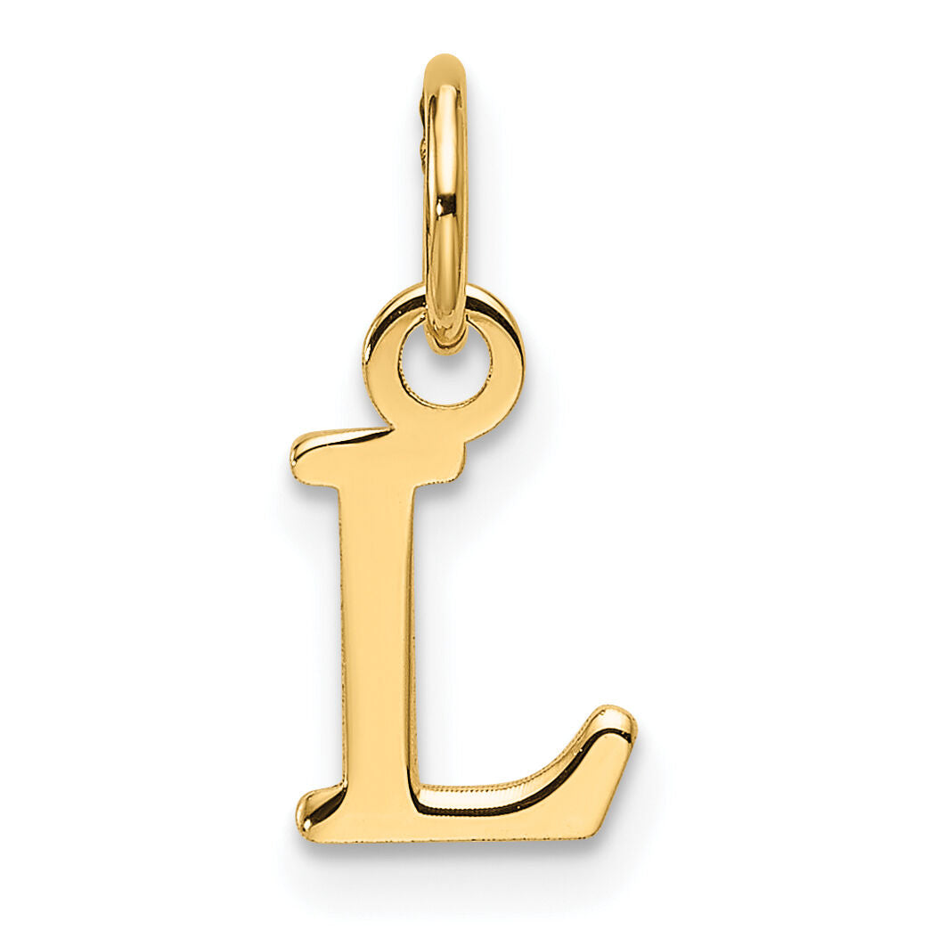 14ky Cutout Letter L Initial Pendant-XNA1466Y/L