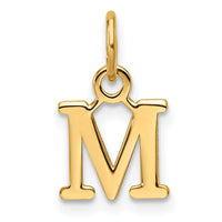 14ky Cutout Letter M Initial Pendant-XNA1466Y/M