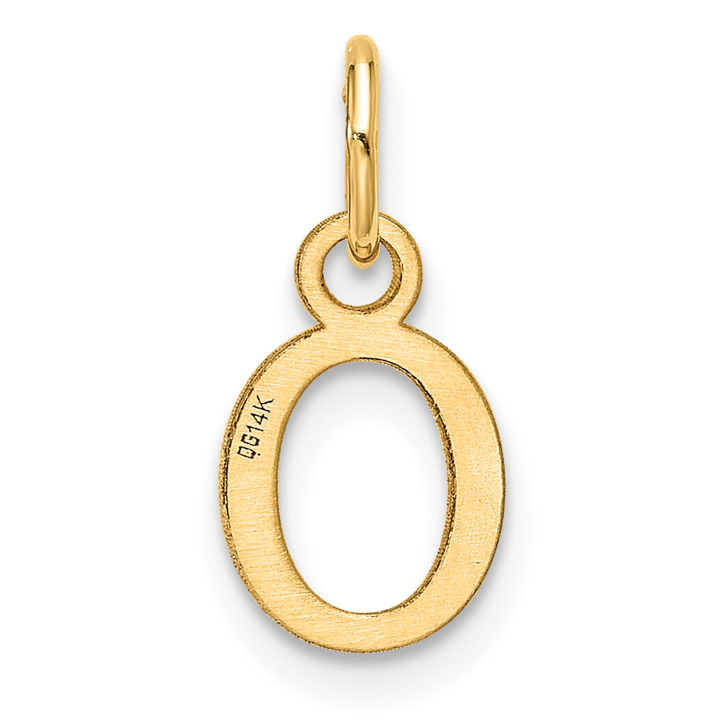 14ky Cutout Letter O Initial Pendant-XNA1466Y/O