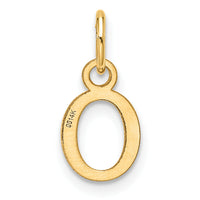 14ky Cutout Letter O Initial Pendant-XNA1466Y/O