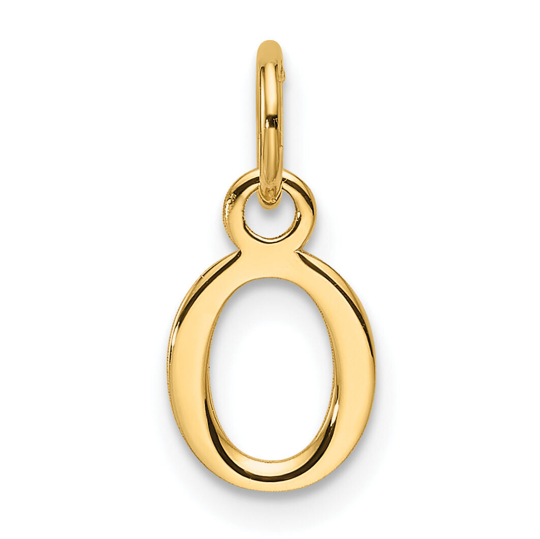 14ky Cutout Letter O Initial Pendant-XNA1466Y/O