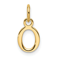 14ky Cutout Letter O Initial Pendant-XNA1466Y/O