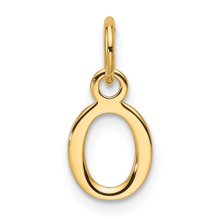 14ky Cutout Letter O Initial Pendant-XNA1466Y/O