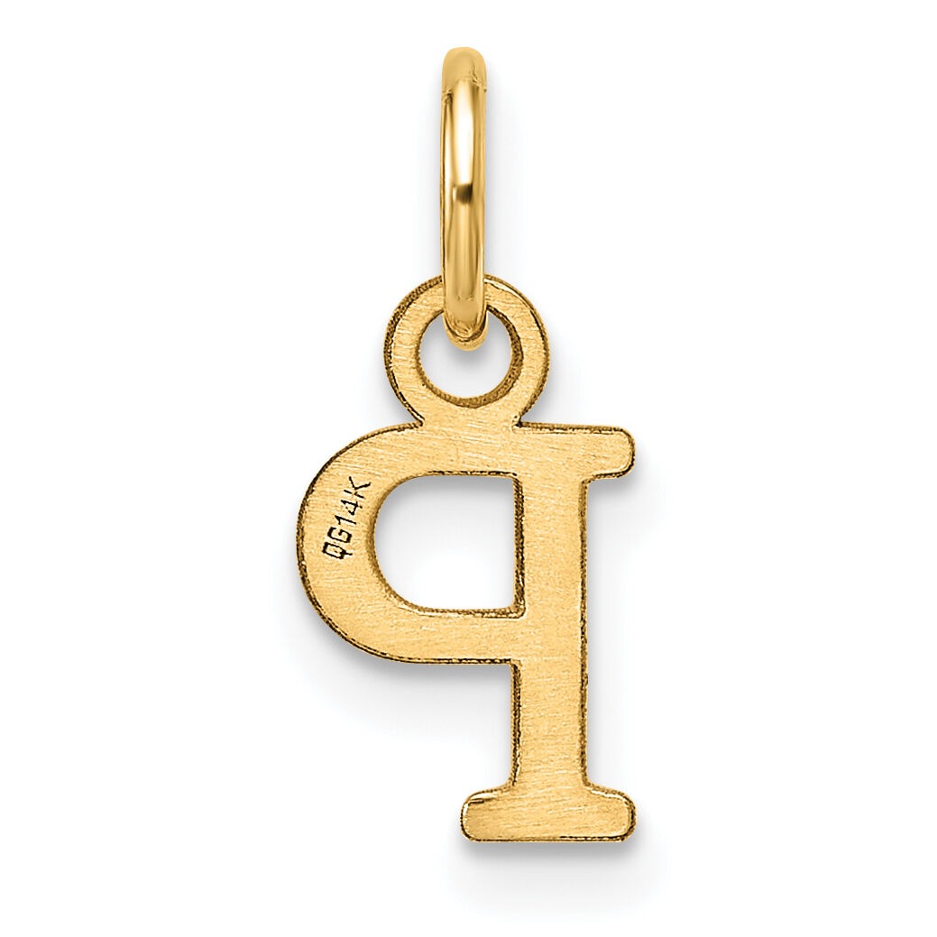 14ky Cutout Letter P Initial Pendant-XNA1466Y/P