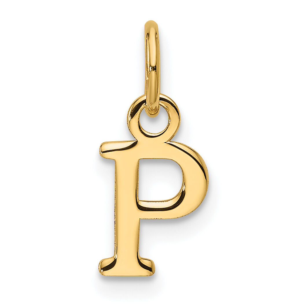 14ky Cutout Letter P Initial Pendant-XNA1466Y/P