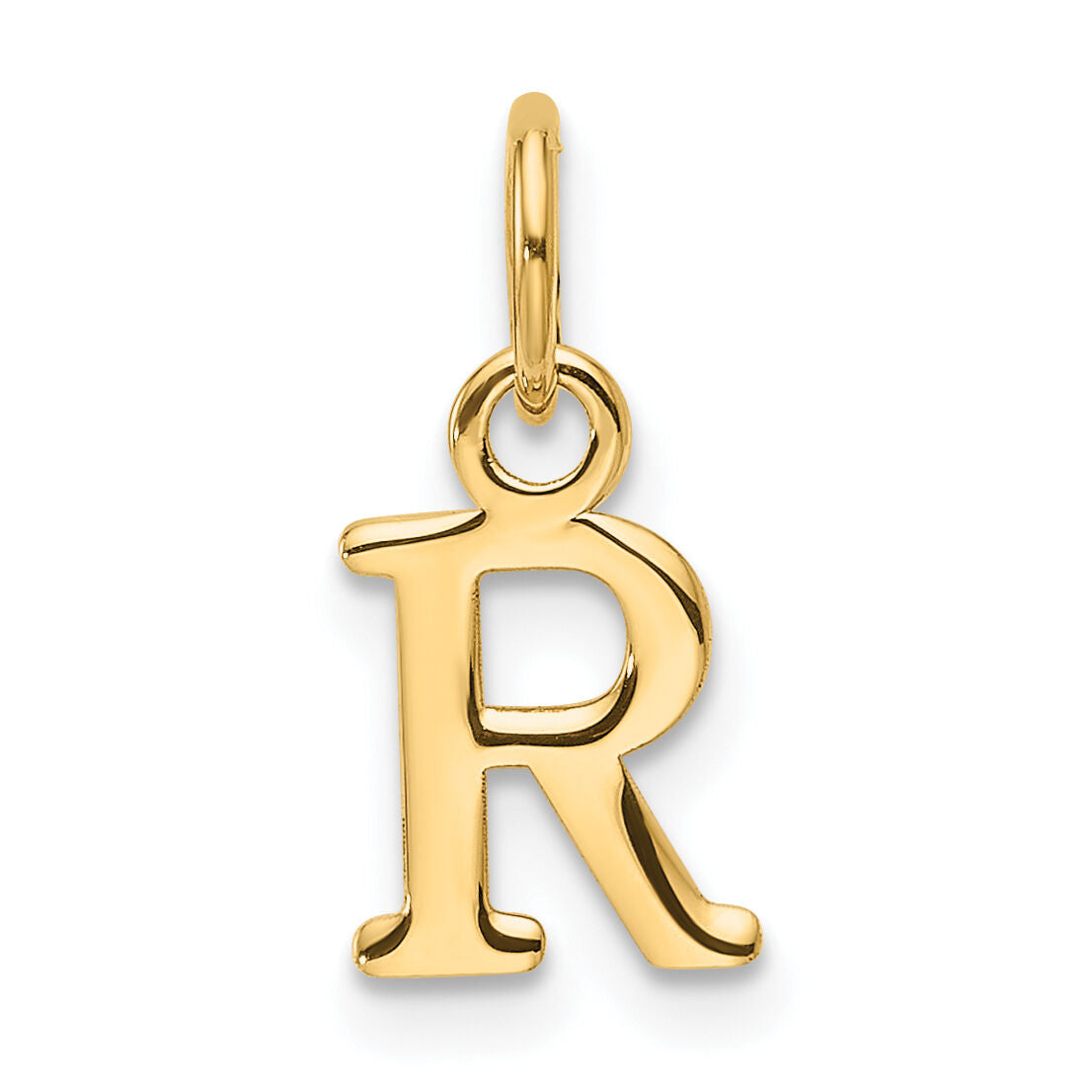 14ky Cutout Letter R Initial Pendant-XNA1466Y/R