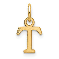 14ky Cutout Letter T Initial Pendant-XNA1466Y/T