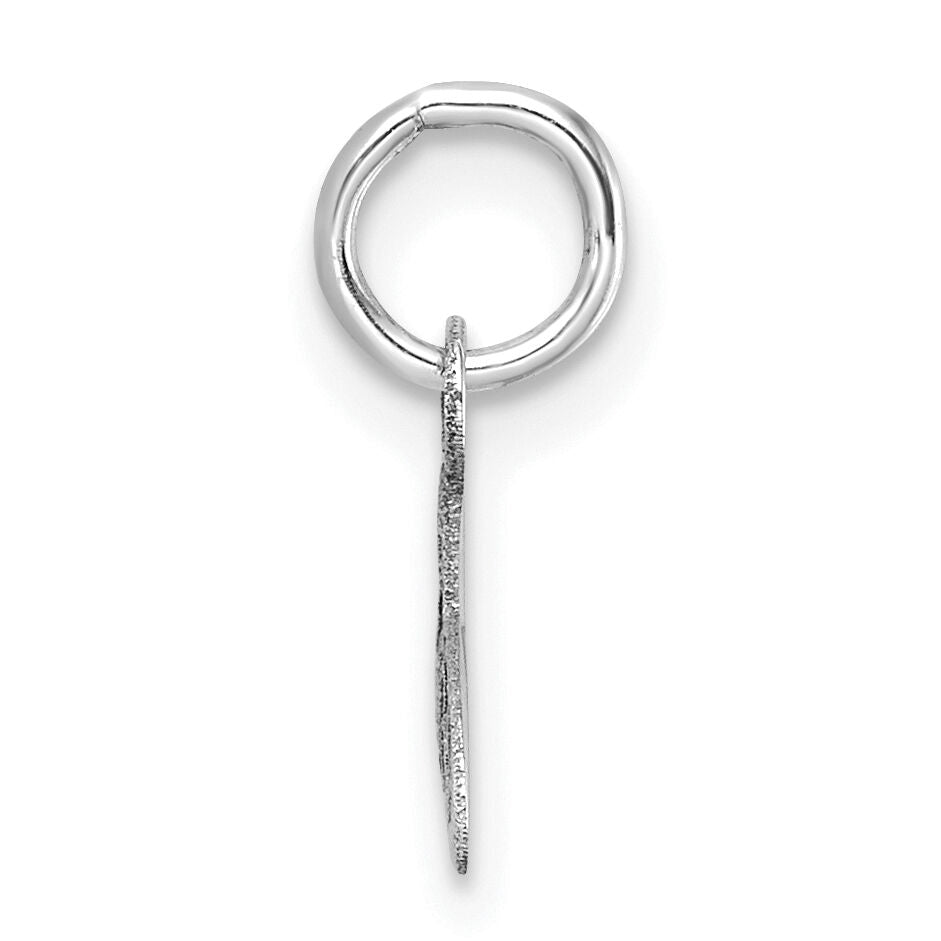 14K White Gold Uppercase Letter A Initial Charm-XNA1467W/A