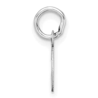 14K White Gold Uppercase Letter C Initial Charm-XNA1467W/C
