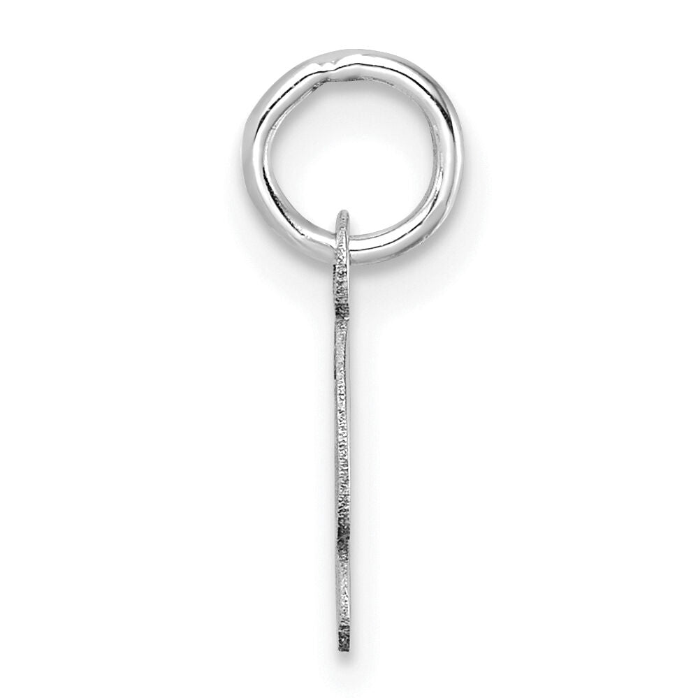 14K White Gold Uppercase Letter G Initial Charm-XNA1467W/G