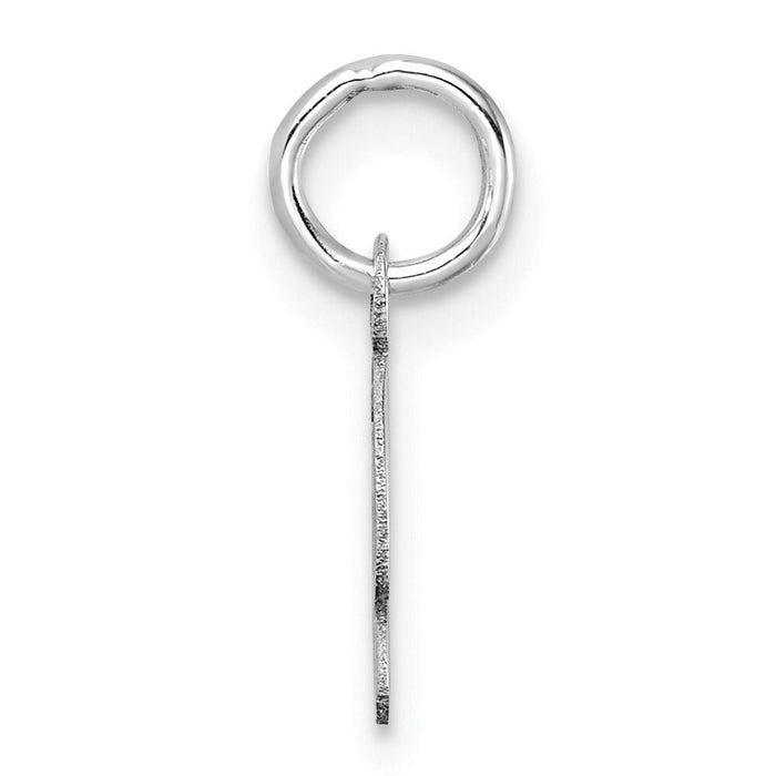 14K White Gold Uppercase Letter G Initial Charm-XNA1467W/G