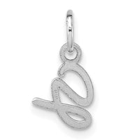 14K White Gold Uppercase Letter G Initial Charm-XNA1467W/G