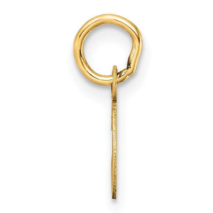 14K Uppercase Letter C Initial Charm-XNA1467Y/C