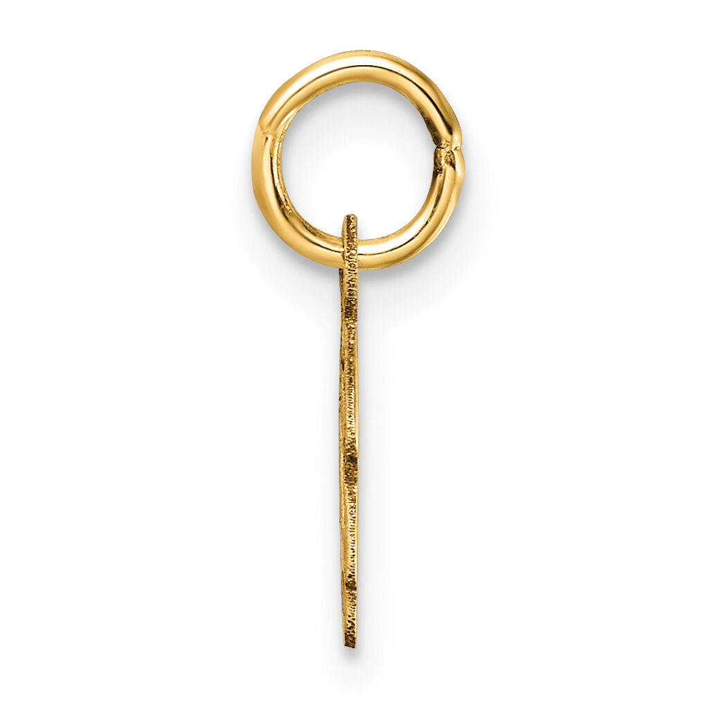 14K Uppercase Letter D Initial Charm-XNA1467Y/D