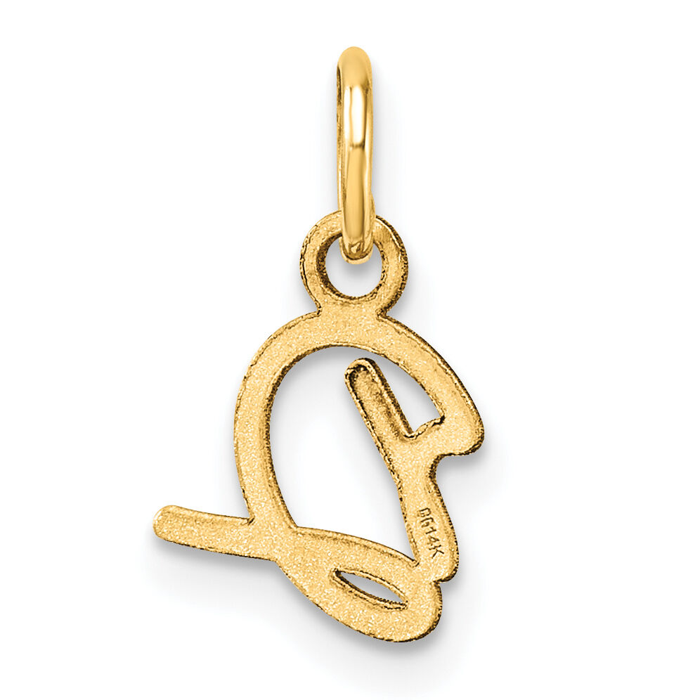 14K Uppercase Letter D Initial Charm-XNA1467Y/D