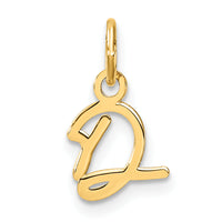14K Uppercase Letter D Initial Charm-XNA1467Y/D