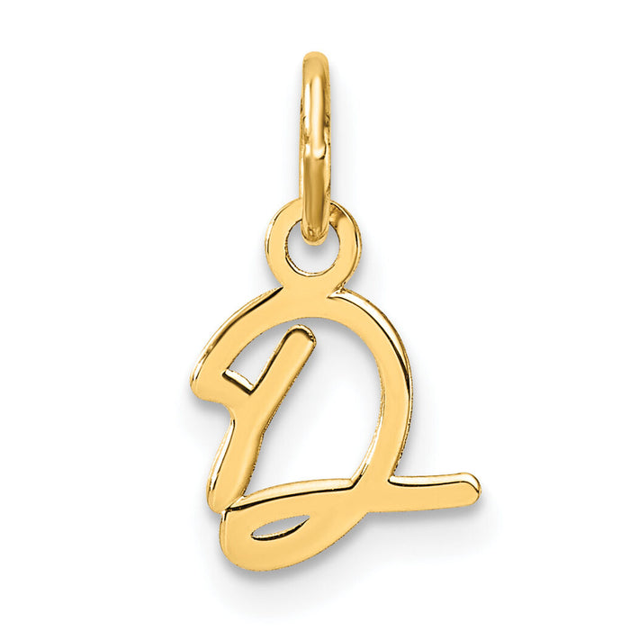 14K Uppercase Letter D Initial Charm-XNA1467Y/D