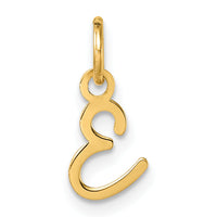 14K Uppercase Letter E Initial Charm-XNA1467Y/E