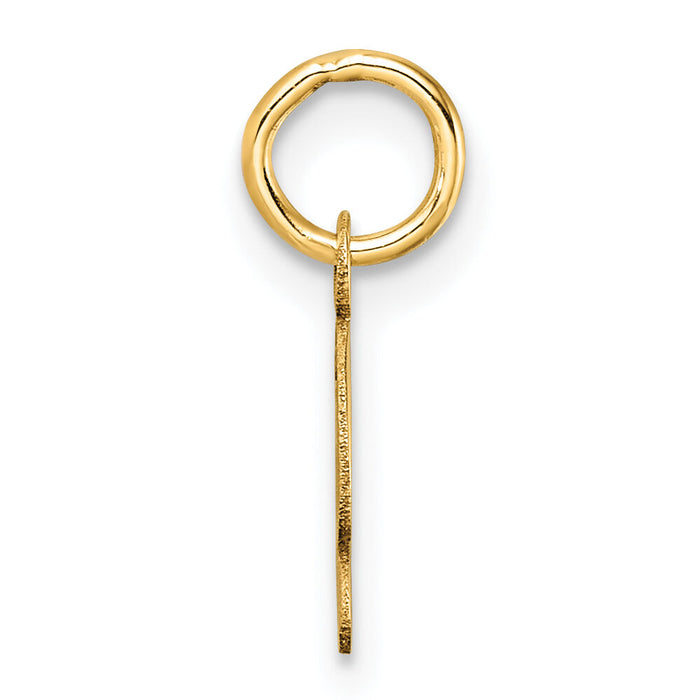 14K Uppercase Letter G Initial Charm-XNA1467Y/G
