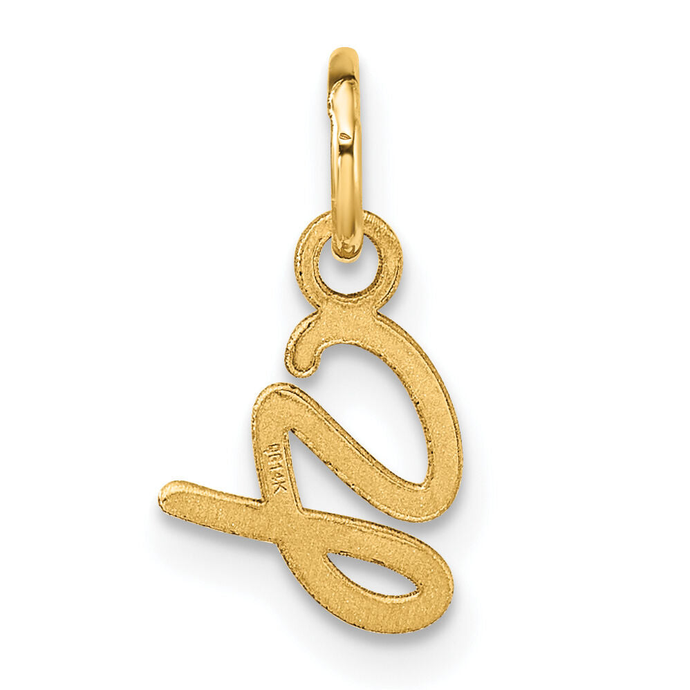 14K Uppercase Letter G Initial Charm-XNA1467Y/G