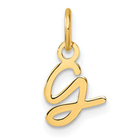 14K Uppercase Letter G Initial Charm-XNA1467Y/G