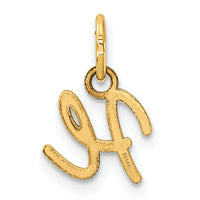 14K Uppercase Letter H Initial Charm-XNA1467Y/H