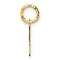 14K Uppercase Letter I Initial Charm-XNA1467Y/I