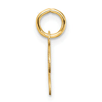 14K Uppercase Letter J Initial Charm-XNA1467Y/J