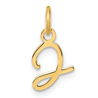 14K Uppercase Letter J Initial Charm-XNA1467Y/J