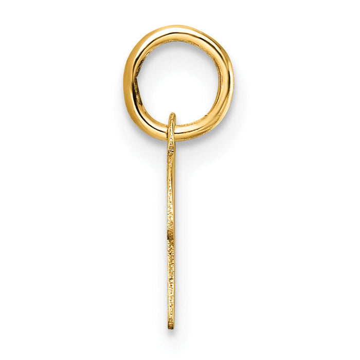 14K Uppercase Letter K Initial Charm-XNA1467Y/K