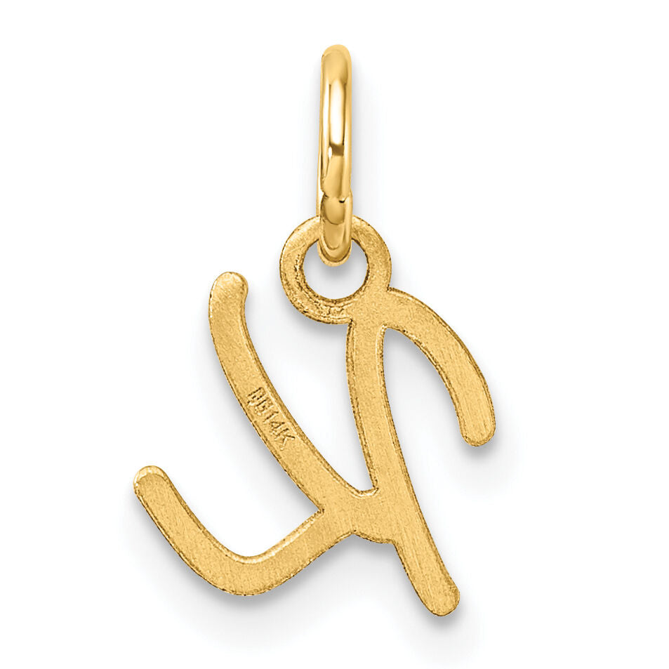 14K Uppercase Letter K Initial Charm-XNA1467Y/K
