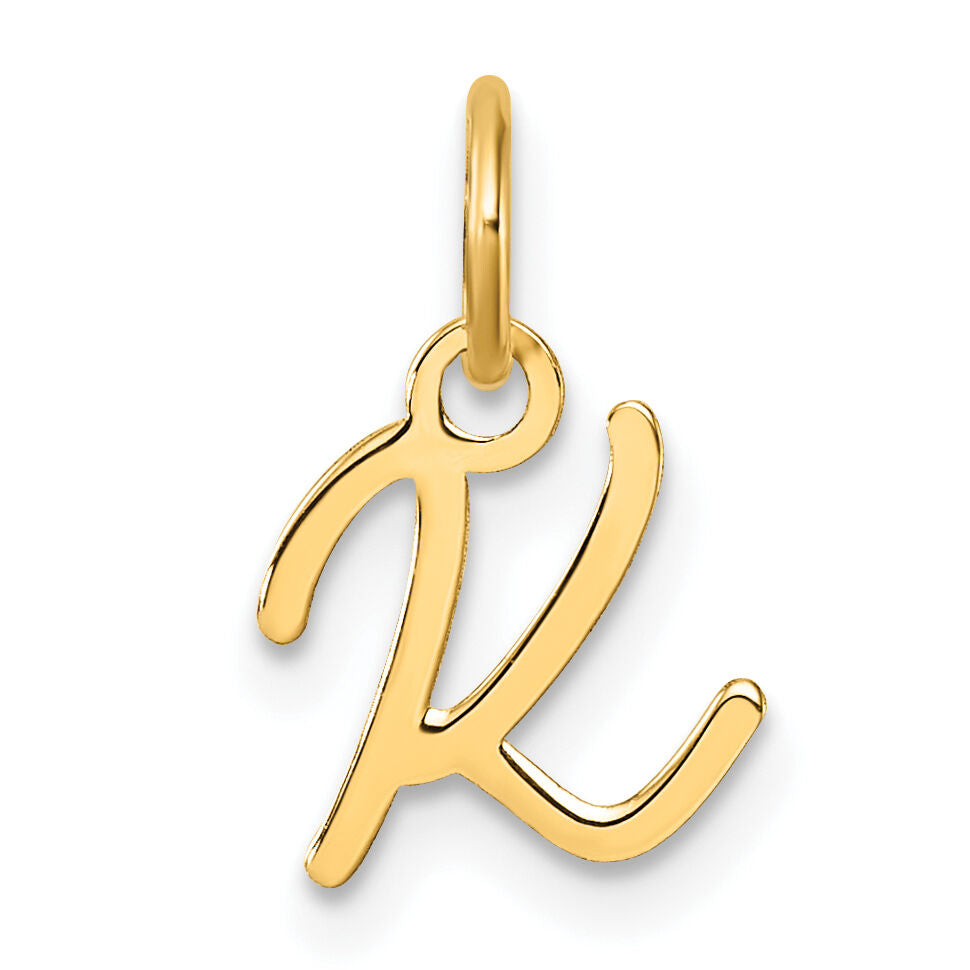 14K Uppercase Letter K Initial Charm-XNA1467Y/K