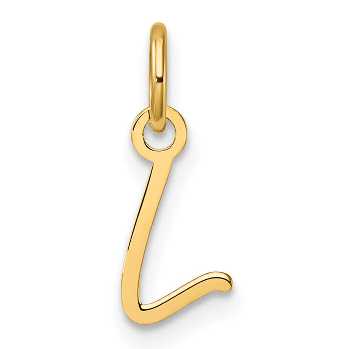 14K Uppercase Letter L Initial Charm-XNA1467Y/L