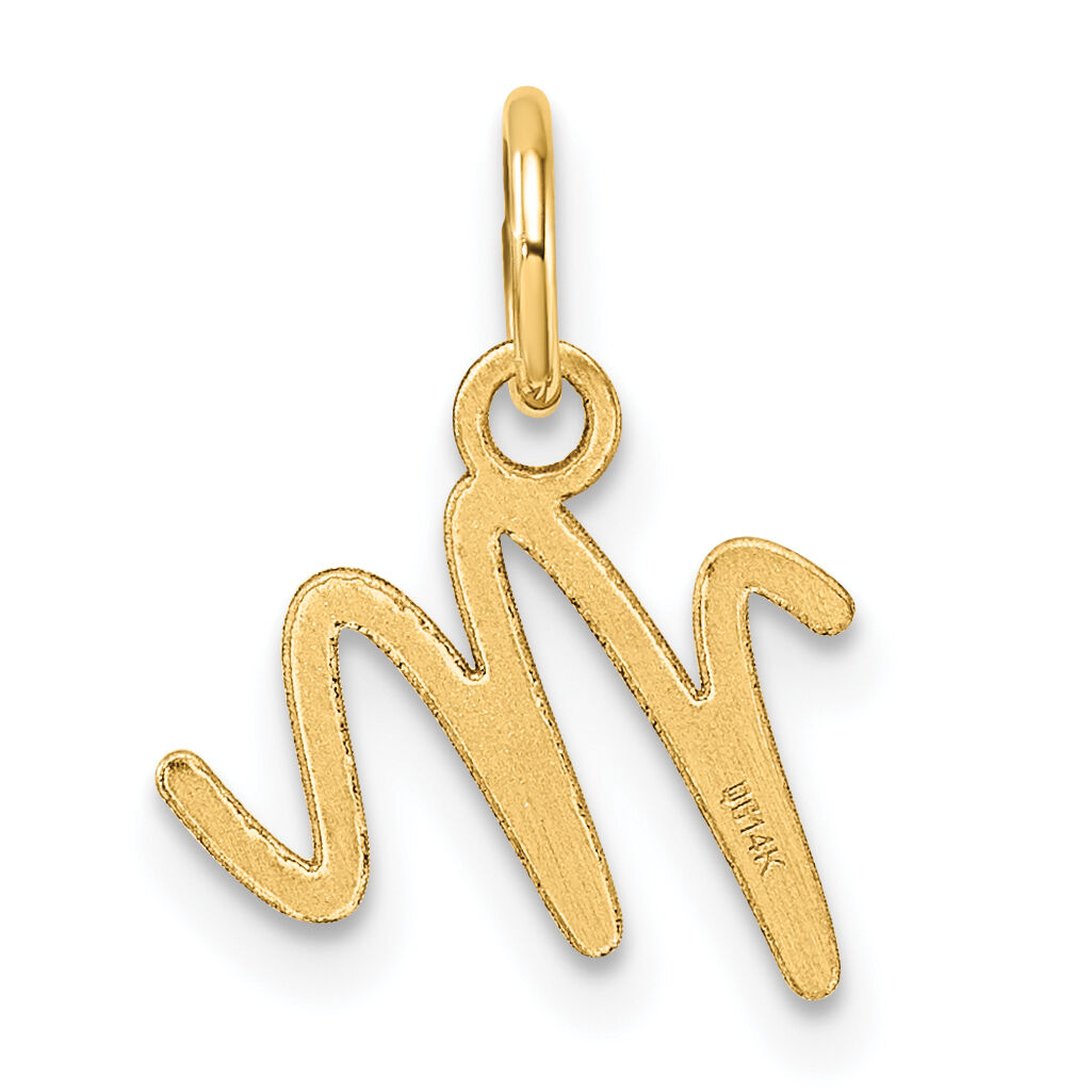 14K Uppercase Letter M Initial Charm-XNA1467Y/M
