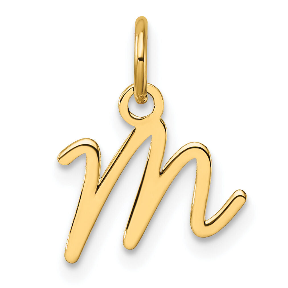 14K Uppercase Letter M Initial Charm-XNA1467Y/M