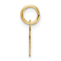 14K Uppercase Letter N Initial Charm-XNA1467Y/N