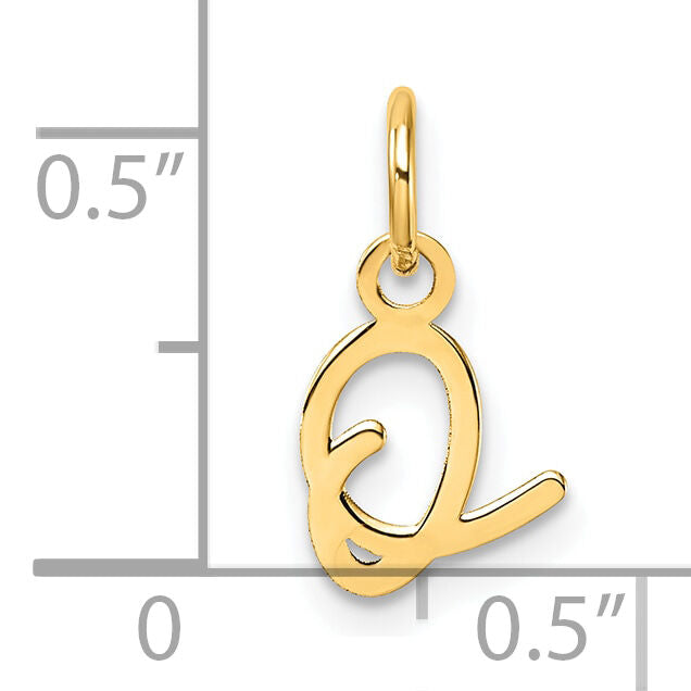 14K Uppercase Letter O Initial Charm-XNA1467Y/O