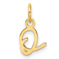 14K Uppercase Letter O Initial Charm-XNA1467Y/O
