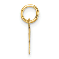 14K Uppercase Letter P Initial Charm-XNA1467Y/P